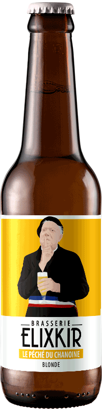 Bière Artisanale Blonde Peché du Chanoine Brasserie Elixkir