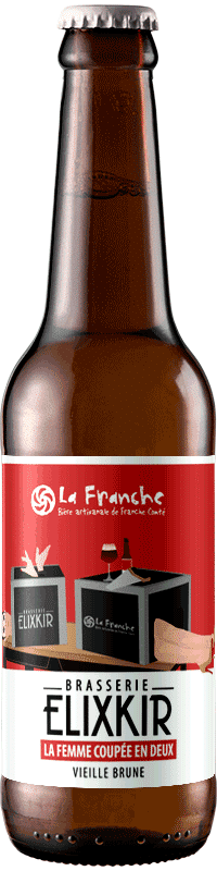 Bière Artisanale Vieille Brune La Femme Coupée en Deux Brasserie Elixkir