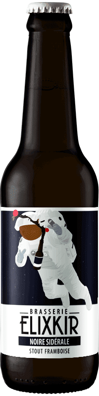Bière Artisanale Stout Framboie Noire Sidérale Brasserie Elixkir