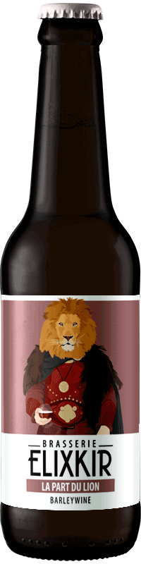 Bière Artisanale La Part du Lion Barley Wine Brasserie Elixkir