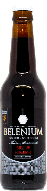 bière brune numéro 4 brasserie Belenium