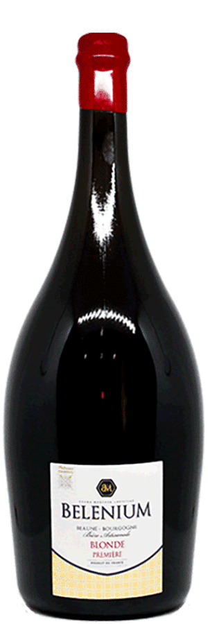 magnum de bière blonde première de la brasserie Belenium