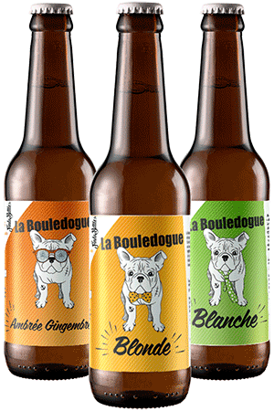 Coffret de bières artisanales La Bouledogue