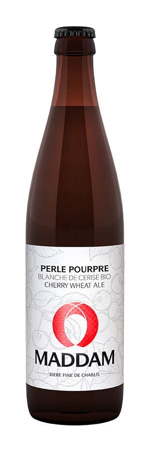 Bouteille de bière Perle Pourpre Brasserie Maddam