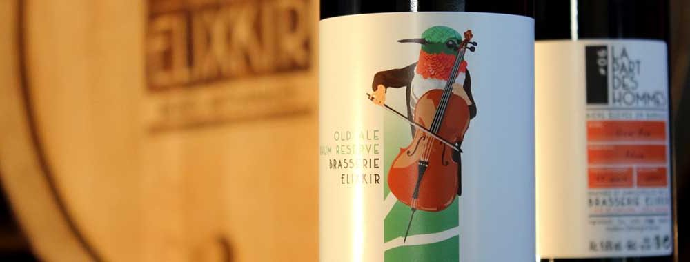 Bière La part des Hommes et futs brasserie Elixkir
