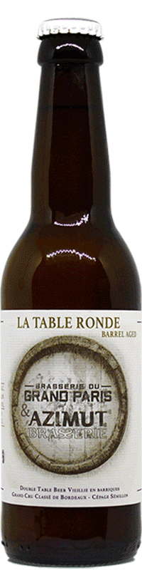 BOUTEILLE TABLE RONDE BRASSERIE DU GRAND PARIS AZIMUT