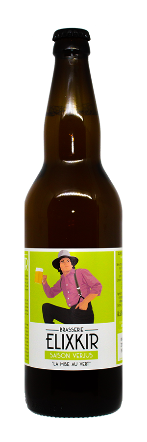 Bière Saison Verjus brasserie Elixkir