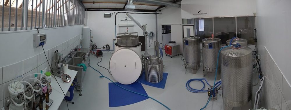 La salle de brassage de la brasserie Toussaint