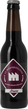 Bouteille de bière La Brune Brasserie La Montreuilloise