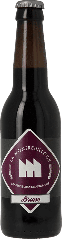 Bouteille de bière La Brune Brasserie La Montreuilloise