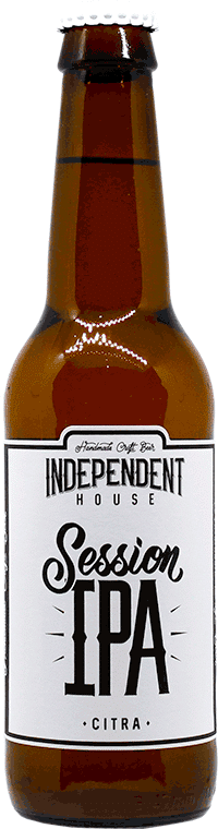 Bouteille de bière Session IPA Brasserie Independent House