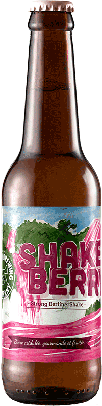Bouteille de bière Shake Berry Brasserie Piggy Brewing Company