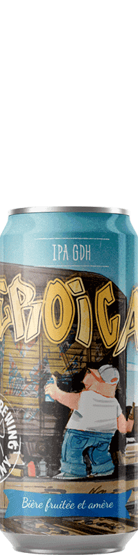 Canette de bière Eroica IPA Brasserie Piggy Brewing Company