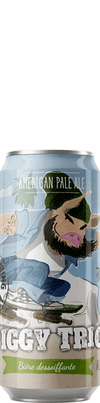 Canette de bière Piggy Trick American Pale Ale Brasserie Piggy Brewing Company