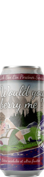 Canette de bière Would you berry me Sour Brasserie Piggy Brewing Company