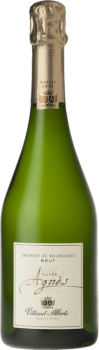 Bouteille de la cuvée Agnès Crémant de Bourgogne Vitteaut Alberti