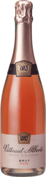 Bouteille de Rosé Crémant de Bourgogne Vitteaut Alberti