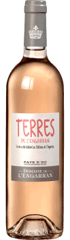 Bouteille de Terres Rosé du Château de l'Engarran