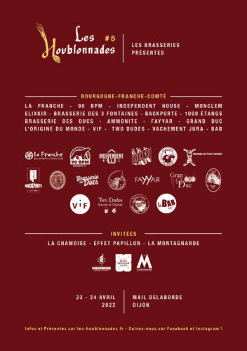 Les houblonnades dijon 2022 brasseries artisanales françaises