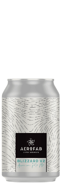 Canette de bière blizzard brasserie aerofab