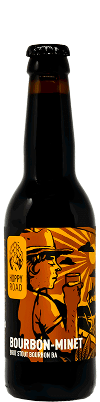 BOUTEILLE Bourbon Minet BRASSERIE HOPPY ROAD