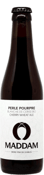 Bouteille de bière Perle Pourpre Brasserie Maddam