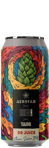 Canette de bière Dr Juice Session IPA brasserie aerofab