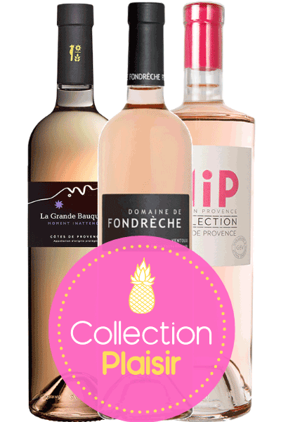 Bouteilles de rosés de l'opération Pink Party