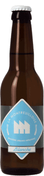 Bouteille de bière Blanche Brasserie La Montreuilloise