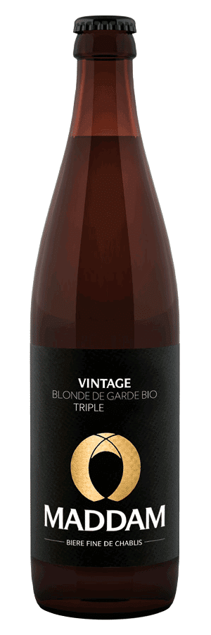 Bouteille de bière Vintage Brasserie Maddam