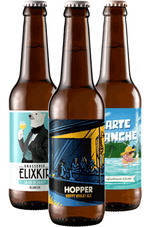 Coffret Cool Beer bières Blanches Brasseries artisanales françaises