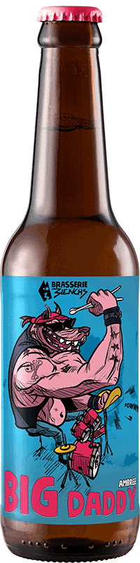 Bouteille de bière artisanale Big Daddy Brasserie 3ienchs