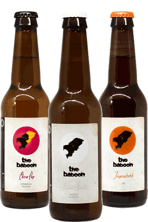 Coffret de bières artisanales brasserie The Baboon