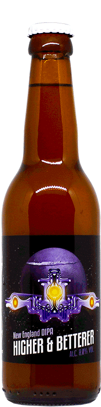 BOUTEILLE HIGHER AND BETTERER BRASSERIE DU GRAND PARIS DRY AND BITTER