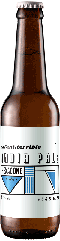 Bouteille de bière enfant terrible india pale ale ipa brasserie Hexagone Ales