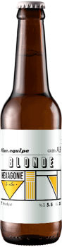 Bouteille de bière Fine équipe golden ale brasserie Hexagone Ales