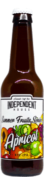 Bouteille de bière Apricot IPA Brasserie Independent House