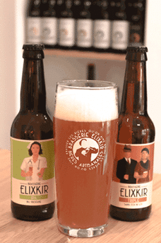 Coffret de bières artisanales avec verres brasserie Elixkir