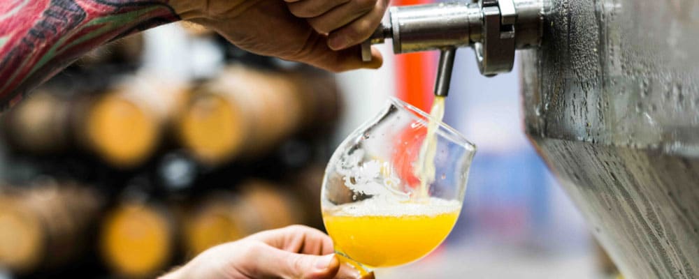 Bière IPA à la pression