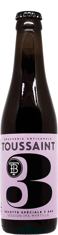 bière Session IPA 3 ans brasserie Toussaint