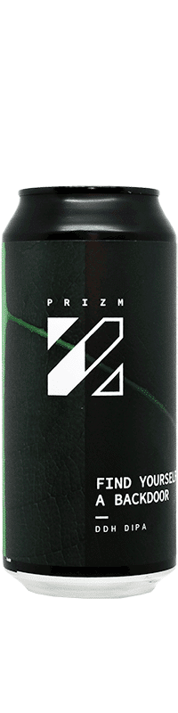 Canette de bières Find Yourself A Backdoor ddh dipa brasserie Prizm