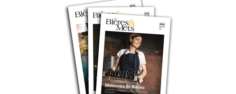 Couverture du magazine bières et mets.