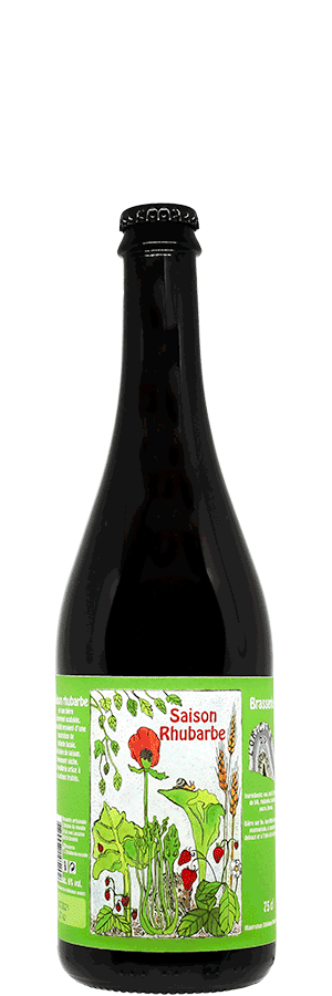 Saison Rhubarbe de la brasserie L'origine du Monde