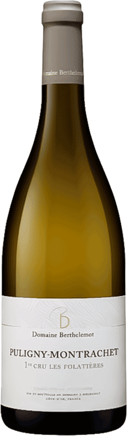 Bouteille de Puligny-Montrachet les Folatières du Domaine brigitte Berthelemot