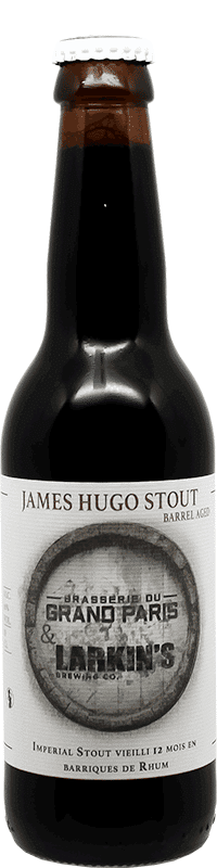 James Hugo Stout Bouteille de bière artisanale Brasserie du Grand Paris