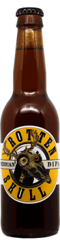 Bouteille de bière artisanale Doube IPA Rotten Skull Brasserie Volcelest