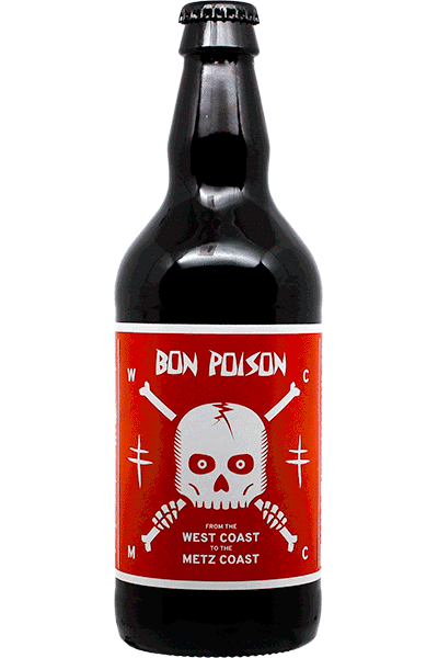 Bouteille de bière West Coast IPA de la brasserie Bon Poison