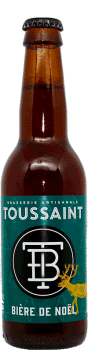 bière de Noël brasserie Toussaint
