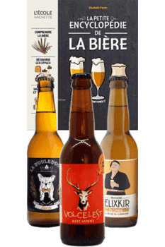 Coffret de bières artisanales et livre de dégustation