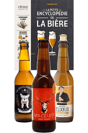 Coffret de bières artisanales et livre de dégustation